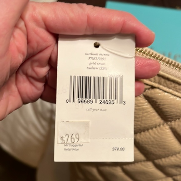 Kate Spade cream quilted handbag & matching wallet. Brand new! - Picture 14 of 15